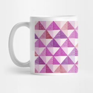 Watercolor quilt - purple Mug